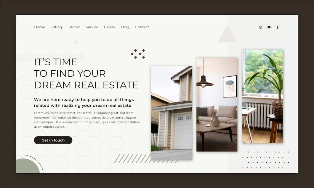 Dịch vụ thiết kế website bất động sản – nhà đất